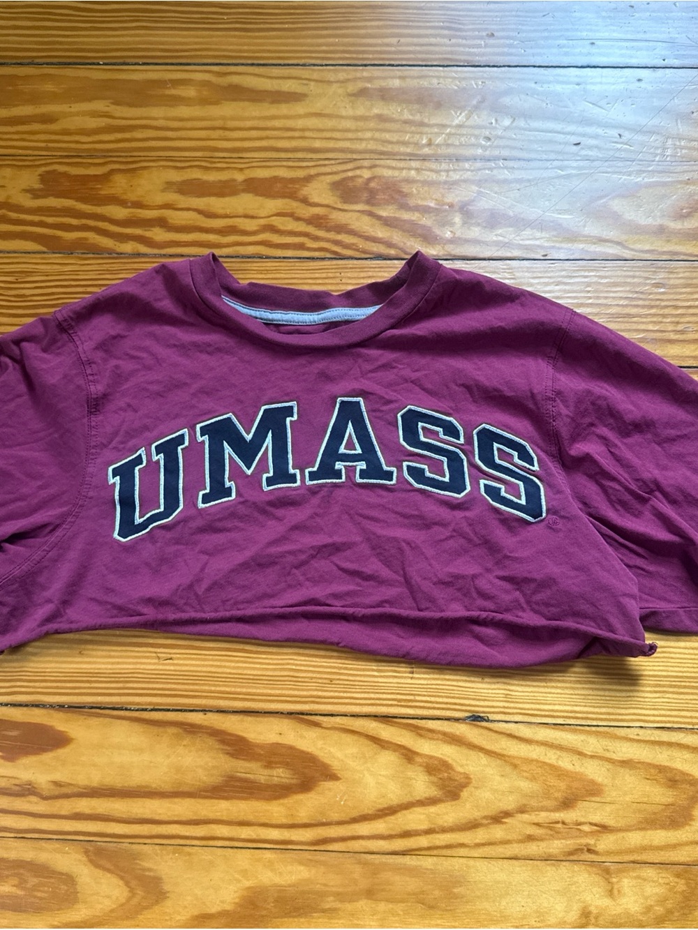 Colosseum Women's Short Sleeve UMASS Tee in Maroon